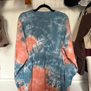 Tie-Dye Long Sleeve Shirt Free People